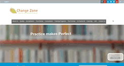 Desktop Screenshot of changezone.com