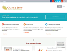 Tablet Screenshot of changezone.com